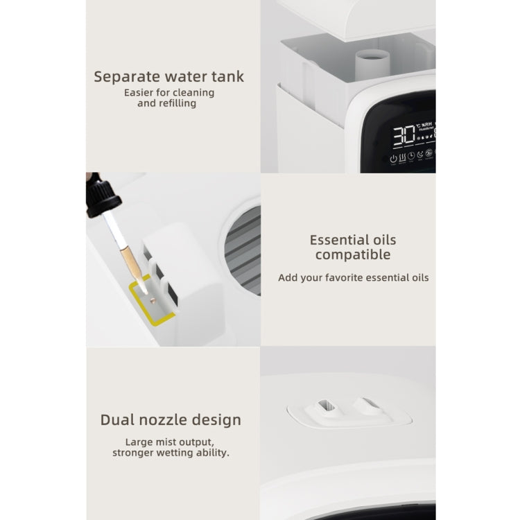FS101 3.5L Colorful Light Home Bluetooth Music Aromatherapy Humidifier, Spec: UK Plug(Whtie) - free shipping - PMC TechLife - Order now!