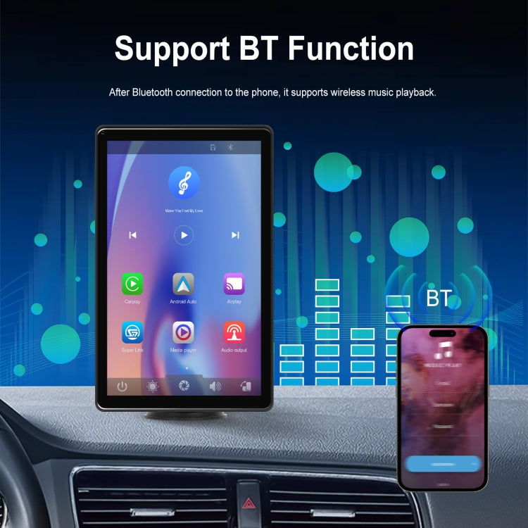 8-inch Car Full Touch Screen Player Supports Horizontal and Vertical CarPlay / Android Auto, Spec: Standard - Car MP3 & MP4 & MP5 by PMC Jewellery | Online Shopping South Africa | PMC Jewellery | Buy Now Pay Later Mobicred