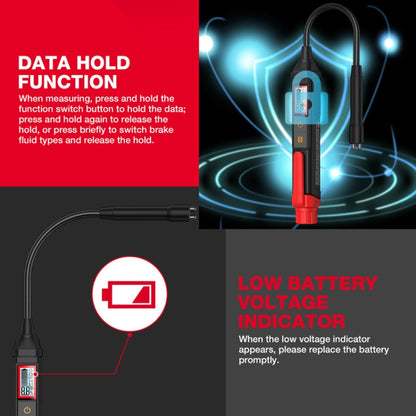 HABOTEST HT663L Motorcycle Vehicle Brake Fluid Moisture Detection Pen - Electronic Test by HABOTEST | Online Shopping South Africa | PMC Jewellery | Buy Now Pay Later Mobicred