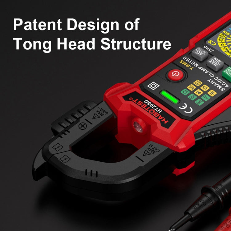 HABOTEST HT205D Clamp Intelligent Anti-Burning Multi-Function High Precision Digital Multimeter(Black Red) - free shipping - PMC TechLife - Order now!