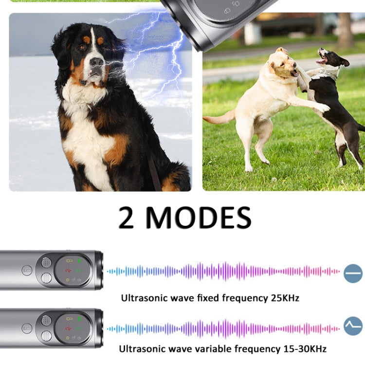 Ultrasonic Three-head Barking Stopper Dog Training Device with Flashing Light - Training Aids by PMC TechLife | Online Shopping South Africa | PMC TechLife | Buy Now Pay Later Mobicred
