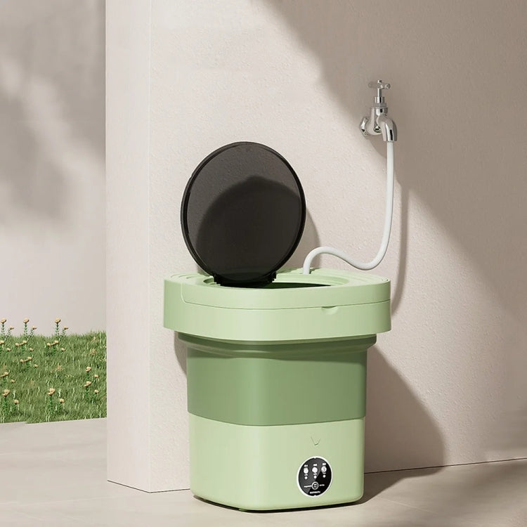 Fully Automatic Mini Foldable Washing Machine With Dehydration Function, Size: UK Plug(Blue) - free shipping - PMC TechLife - Order now!