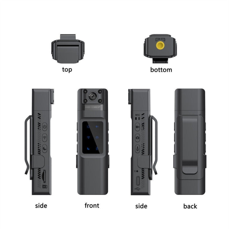 WIFI HD Night Vision Chest-Worn Work Recorder Cycling Camera, Model: L13+16G TF Card+Bracket - Video Cameras by PMC TechLife | Online Shopping South Africa | PMC TechLife | Buy Now Pay Later Mobicred