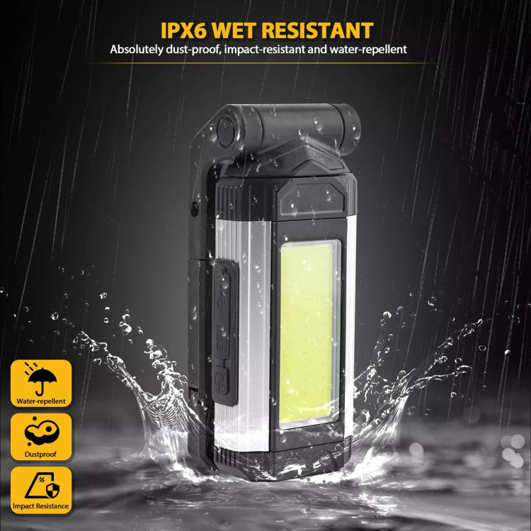 E-SMARTER K011 USB Rechargeable Repair Light With Magnet COB Strong Light Flashlight, Style: A Foldable Red - Other Tools by E-SMARTER | Online Shopping South Africa | PMC Jewellery | Buy Now Pay Later Mobicred