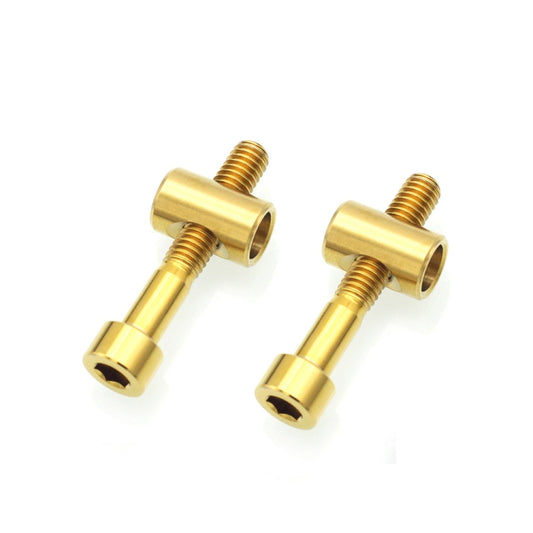 Bicycle Titanium Alloy Seat Post Locking Screws, Color: M6x35 Gold - Bicycle Saddle by PMC Jewellery | Online Shopping South Africa | PMC Jewellery | Buy Now Pay Later Mobicred