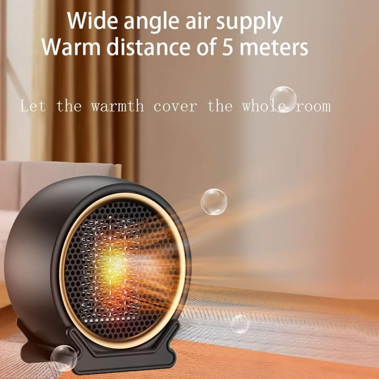 1800W Desktop High-power Two-speed Heater Household Fast Heating Heater, Spec: EU Plug(White) - Electric Heaters by PMC TechLife | Online Shopping South Africa | PMC TechLife | Buy Now Pay Later Mobicred