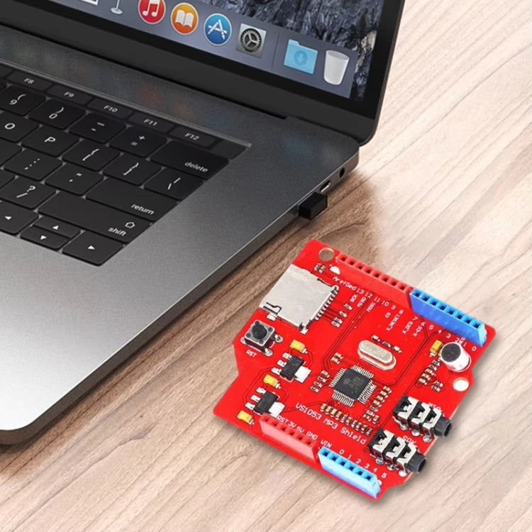 VS1053 MP3 Module Development Board With Amplifier Decoder Board SPI Interface Onboard Recording Function(Red) - Breadboard / Amplifier Board by PMC TechLife | Online Shopping South Africa | PMC TechLife | Buy Now Pay Later Mobicred