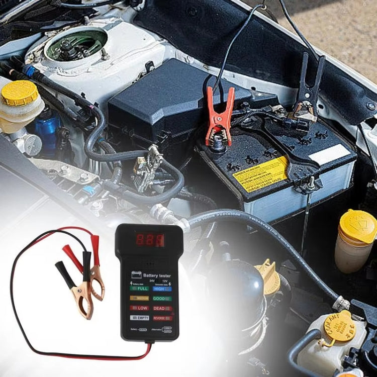 12/24V Battery Tester Car Battery Checker Electricity Capacity Tester - Electronic Test by PMC TechLife | Online Shopping South Africa | PMC TechLife | Buy Now Pay Later Mobicred