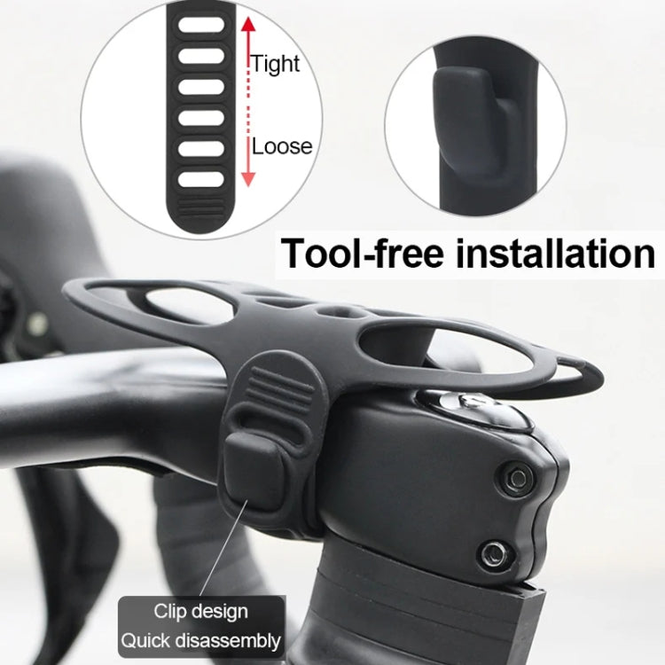 GUB P9 Bicycle Dragonfly Shape Silicone Phone Holder(Beige) - Holders by GUB | Online Shopping South Africa | PMC TechLife | Buy Now Pay Later Mobicred