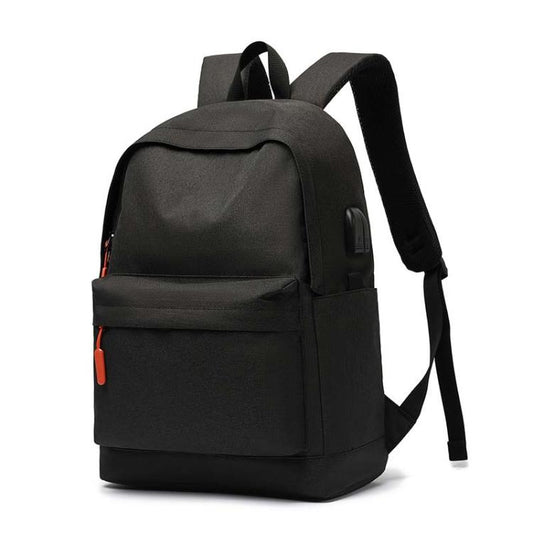 SKV B20537 Lightweight Traveling Double Shoulder Bag Large Capacity Laptop Backpack(Black) - Backpack by SKV | Online Shopping South Africa | PMC Jewellery | Buy Now Pay Later Mobicred