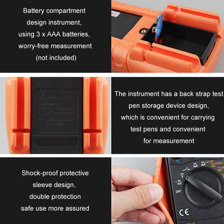 Victor Output Current Voltage Process Signal Source Multimeter, Model: VC71A - free shipping - PMC TechLife - Order now!