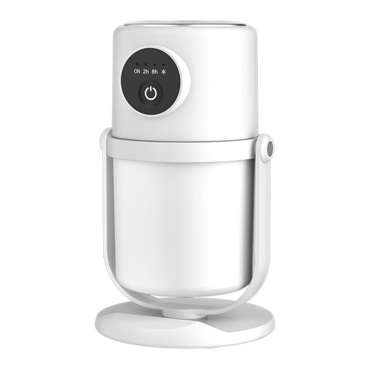 USB Intelligent Home Large Capacity Humidifier With Night Light Small Air Purifier, Color: White+Base - free shipping - PMC TechLife - Order now!