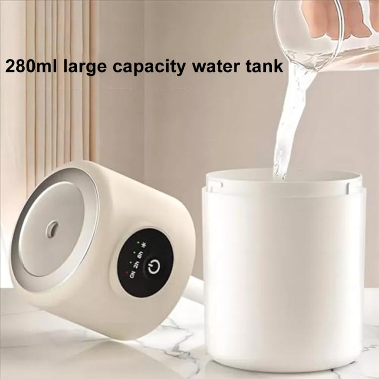 USB Intelligent Home Large Capacity Humidifier With Night Light Small Air Purifier, Color: White+Base - free shipping - PMC TechLife - Order now!