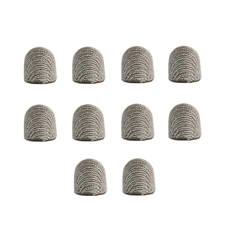 10pcs Silver Fibre Nano Conductive Light Fabric Tip High Sensitivity Capacitive Pen Tip, Spec: 6.0mm - Pencil Accessories by PMc TechLife | Online Shopping South Africa | PMc TechLife | Buy Now Pay Later Mobicred