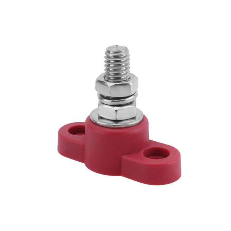 12V RV Yacht M10 Single Pole Battery Terminal, Color: Red - free shipping - PMC TechLife - Order now!
