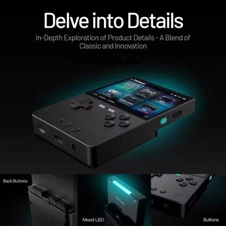 TRIMUI BRICK Open Source Pocket Console Portable Wireless Bluetooth HD Retro Arcade, Size: 128G(Red) - free shipping - PMc TechLife - Order now!
