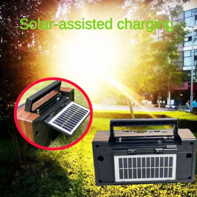 COLON RX-65SD Solar Charging Stereo FM Radio Wireless Bluetooth Speaker(Random Color Delivery) - free shipping - PMC TechLife - Order now!