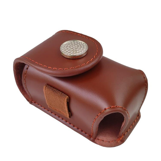 Golf Ball Bag Tee Storage Pouch Portable Cowhide Waist Bag, Spec: Empty Bag Brown - Golf Accessories by PMC Jewellery | Online Shopping South Africa | PMC Jewellery | Buy Now Pay Later Mobicred