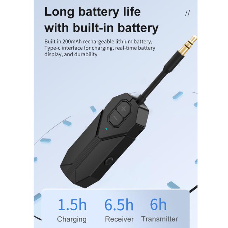 2 In 1 Aux Car Bluetooth 5.4 Audio Receiver Transmitter - free shipping - PMC TechLife - Order now!