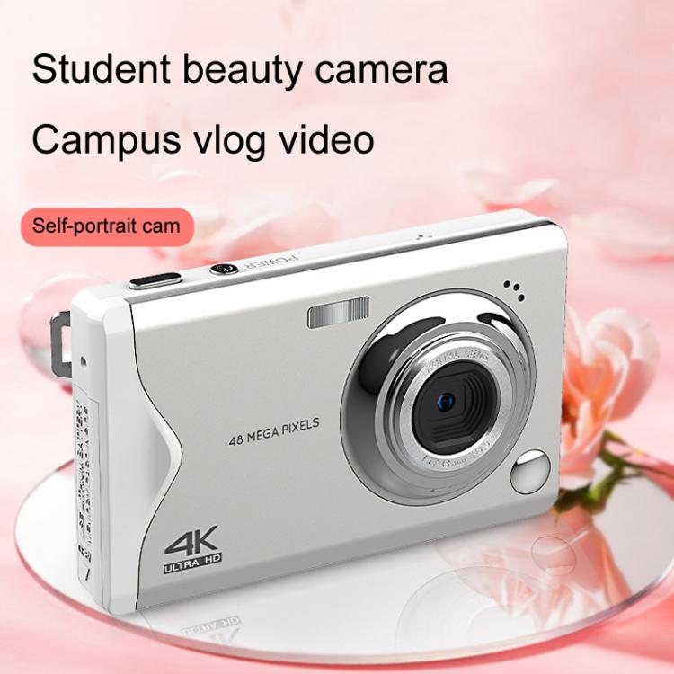 4K HD 3.0-Inch IPS Screen Autofocus HD Digital Camera Student DV Camera SLR(White) - Video Cameras by PMC TechLife | Online Shopping South Africa | PMC TechLife | Buy Now Pay Later Mobicred