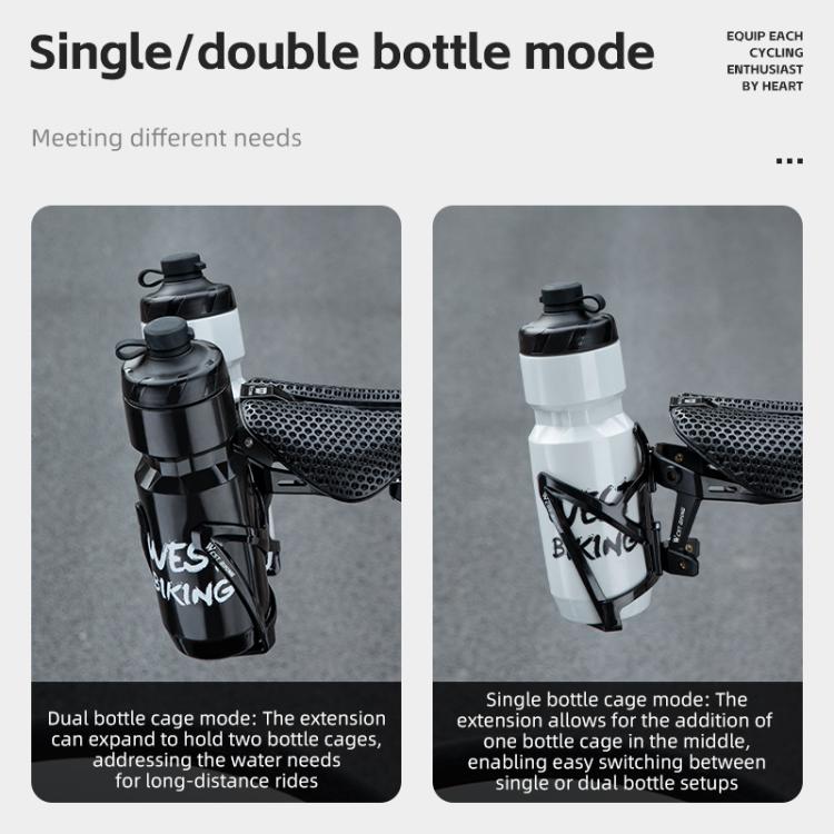 WEST BIKING Bicycle Saddle Adapter Extension Bottle Holder(Black) - free shipping - PMC TechLife - Order now!