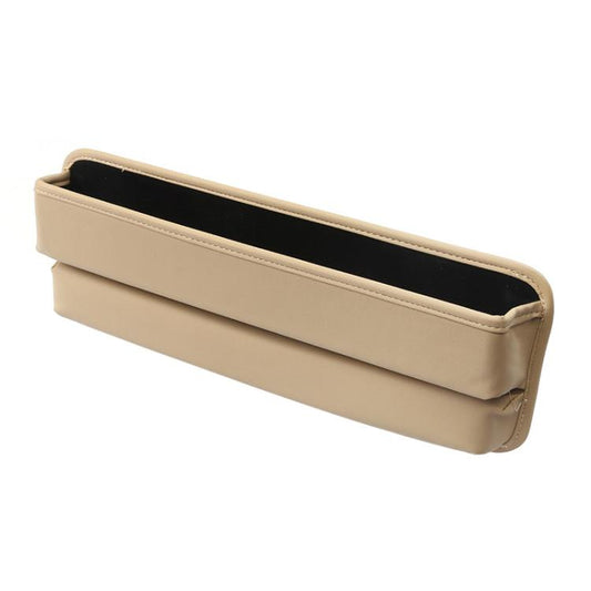 3311 2-in-1 Car Seat Gap Storage Box Gap Plug Strip Car Supplies(Beige) - Stowing Tidying by PMC Jewellery | Online Shopping South Africa | PMC Jewellery | Buy Now Pay Later Mobicred