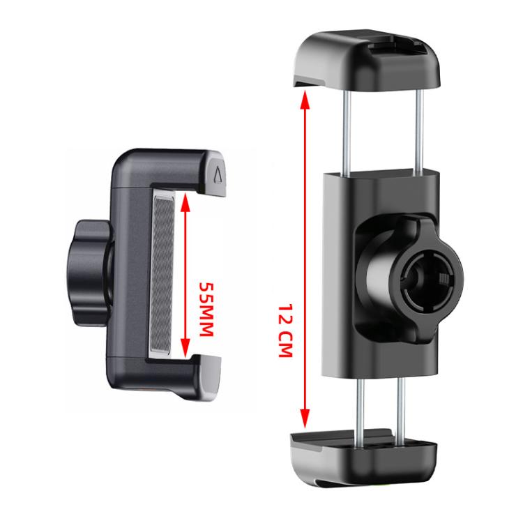 Telescopic Mobile Phone Extension Clamp with 1/4 Threaded Interface(Screw Hole + Ball Head) - Stand by PMc TechLife | Online Shopping South Africa | PMc TechLife | Buy Now Pay Later Mobicred