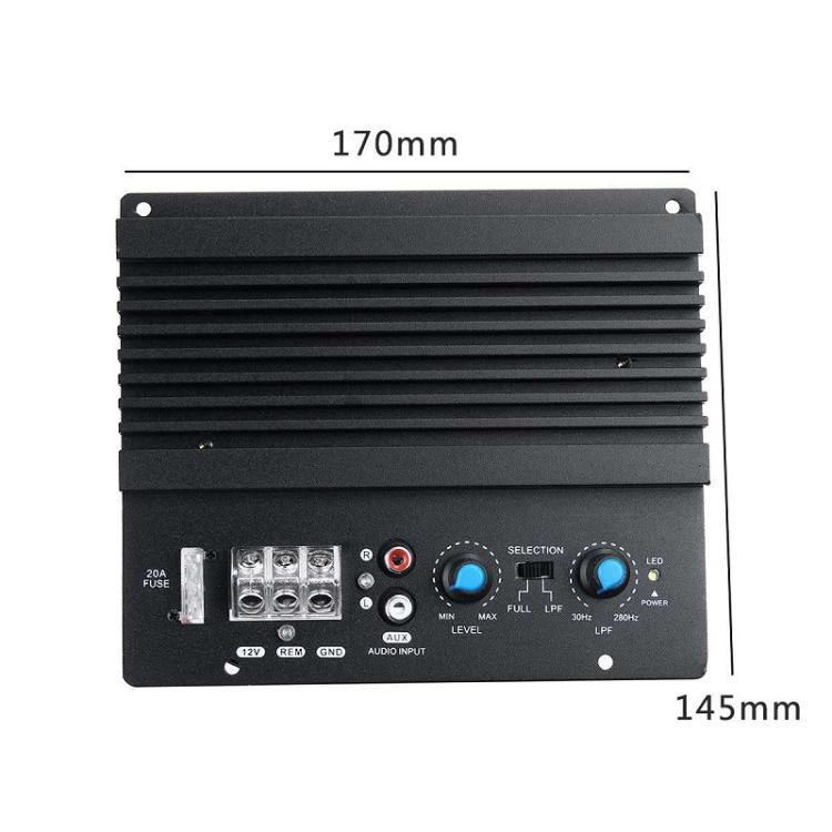 PS-200 12V 600W Car Single Bass Amplifier Board High Power Car Audio Module - Breadboard / Amplifier Board by PMC TechLife | Online Shopping South Africa | PMC TechLife | Buy Now Pay Later Mobicred