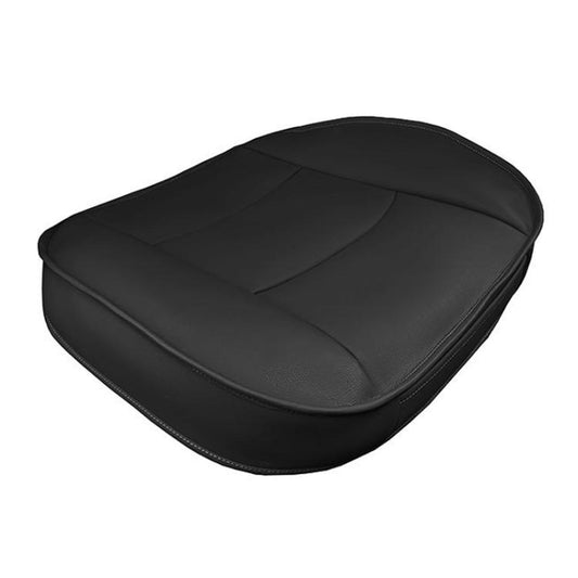 Car SUV Single Seat Backless Leather Protective Seat Cover(Black) - Seat Accessories by PMC Jewellery | Online Shopping South Africa | PMC Jewellery | Buy Now Pay Later Mobicred