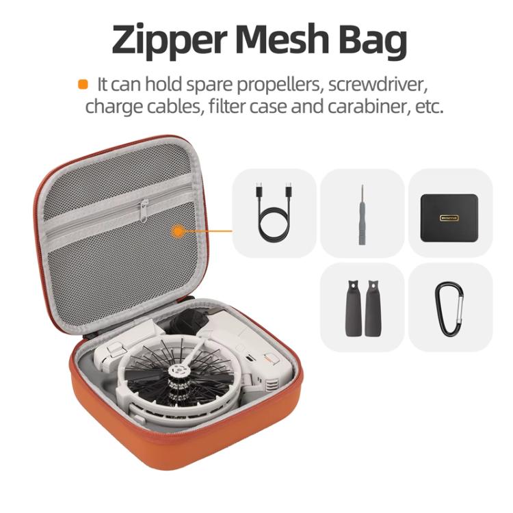 For DJI Flip Sunnylife FP-B957 Storage Bag Mini Vlog Aerial Camera Protective Case(Gray) - free shipping - PMC TechLife - Order now!