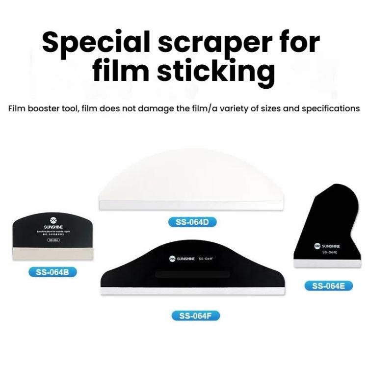 SUNSHINE SS-064F Mobile Phone Tablet PCs Protective Film Scraper Hydrogel Film Screen Scraper Card - free shipping - PMC TechLife - Order now!