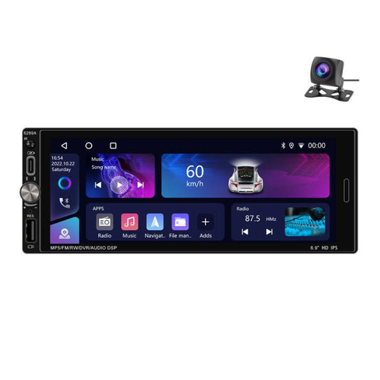 6.9 Inch Horizontal Screen Android 13.0 Car Player Car Center Control Integrated Machine, Style: 2+32G+AHD Camera+Mic - Car MP3 & MP4 & MP5 by PMC Jewellery | Online Shopping South Africa | PMC Jewellery | Buy Now Pay Later Mobicred