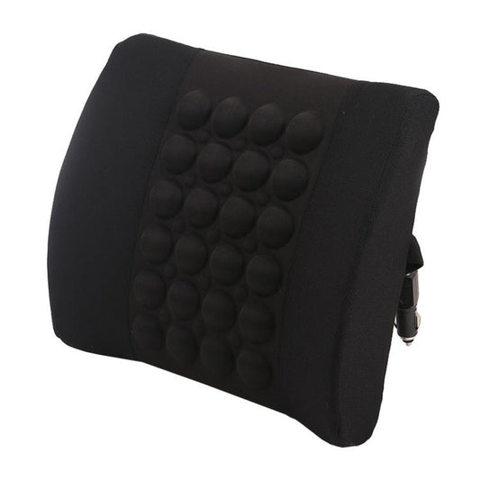 Automotive Universal Electrical Massage Lumbar Cushion Car Lumbar Support Pad(Black) - Seat Accessories by PMC Jewellery | Online Shopping South Africa | PMC Jewellery | Buy Now Pay Later Mobicred