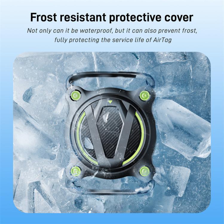 For AirTag Tracker Waterproof Protective Case Puppy Kitten Collar Metal Buckle Model Protective Cover(Peach+White PC) - Other by PMC TechLife | Online Shopping South Africa | PMC TechLife | Buy Now Pay Later Mobicred