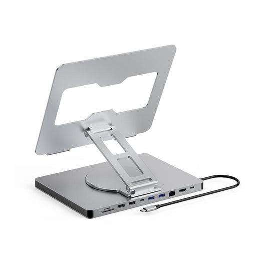 Blueendless 4K/60Hz Multifunctional Docking Station Tablet Holder, Spec: 10-in-1 Ethernet Port Rotating - Desktop Holder by Blueendless | Online Shopping South Africa | PMC Jewellery | Buy Now Pay Later Mobicred