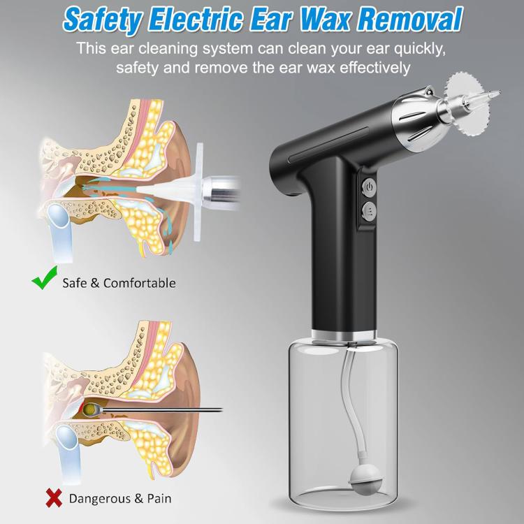 LED Light Low-noise and High-endurance Ear Cleaner Rechargeable Earwax Remover(White) - free shipping - PMC TechLife - Order now!