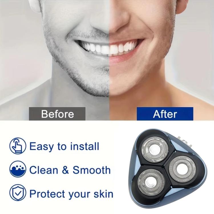 For FLYCO FS312/313 Whole Head Shaving Razor Blade Head Accessories Replacement Parts - free shipping - PMc TechLife - Order now!