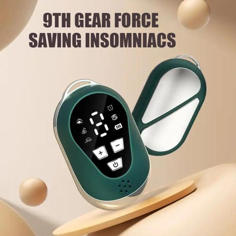 SM-1028 LCD Display CES Low-frequency Pulse Smart Handheld Music Sleep Instrument(Green) - free shipping - PMC TechLife - Order now!