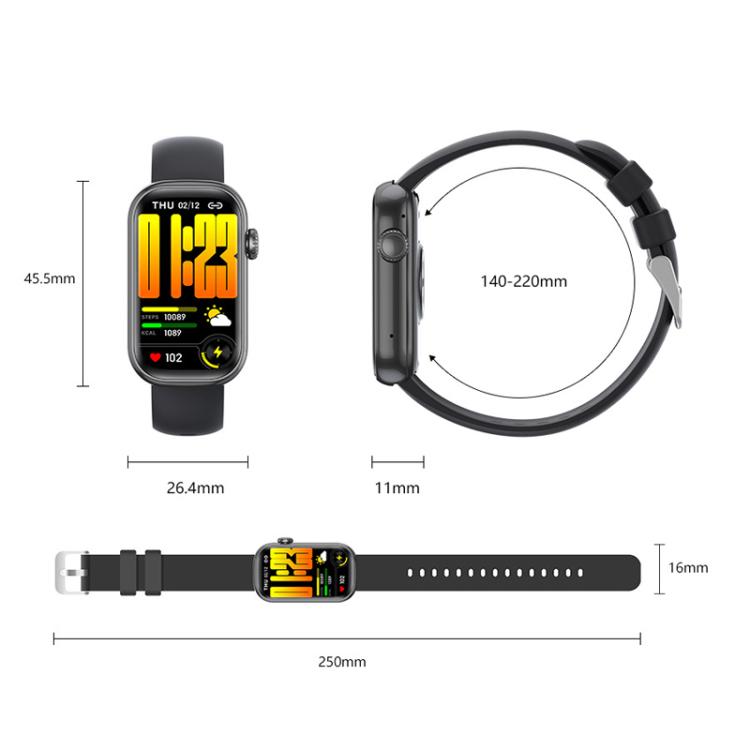 QS50 1.47inch TFT Screen Smart Wristband Support Bluetooth Calling / Oxygen Detection / Sleep Detection / Heart Rate Detection(Black) - free shipping - PMC TechLife - Order now!