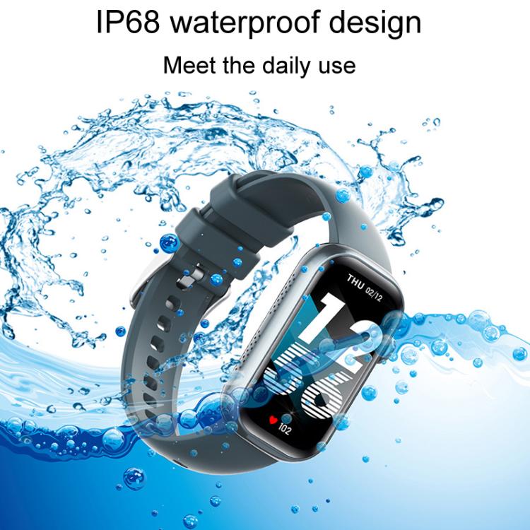 QS50 1.47inch TFT Screen Smart Wristband Support Bluetooth Calling / Oxygen Detection / Sleep Detection / Heart Rate Detection(Gray Green) - free shipping - PMC TechLife - Order now!