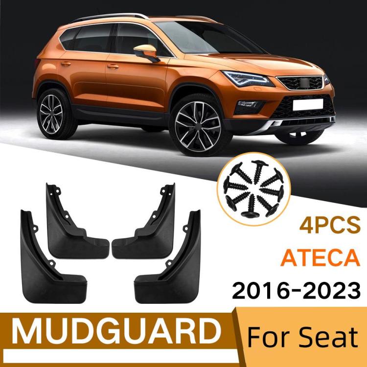For SEAT Ateca/Volkswagen Jetta VS5 Car Tire Soft Rubber Fender(Black) - Wheels Tires & Parts by PMc TechLife | Online Shopping South Africa | PMc TechLife | Buy Now Pay Later Mobicred