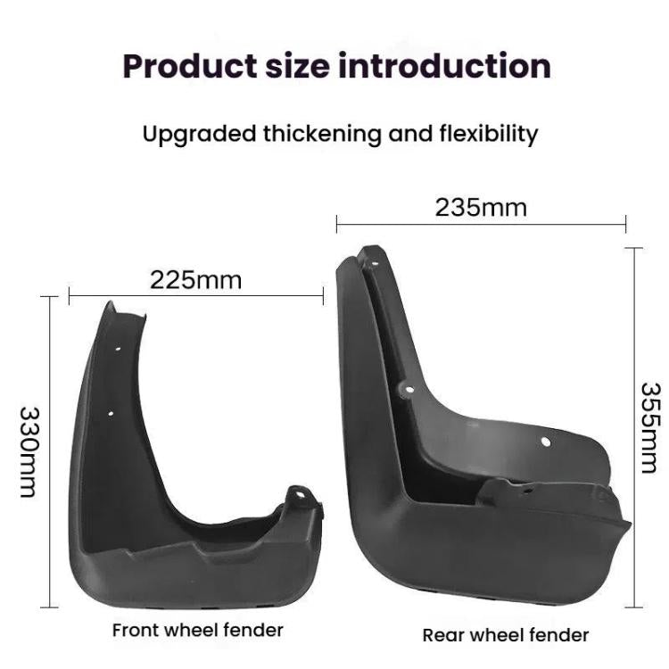 For 2013-2019 BMW 3 Series Car Tire Soft Rubber Mudguard - free shipping - PMc TechLife - Order now!