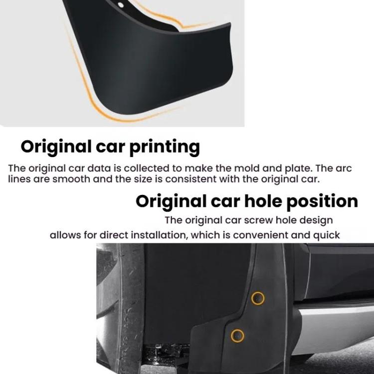 For 2019-2020 Renault Captur Car Tire Soft Rubber Mudguard(Black) - Wheels Tires & Parts by PMc TechLife | Online Shopping South Africa | PMc TechLife | Buy Now Pay Later Mobicred