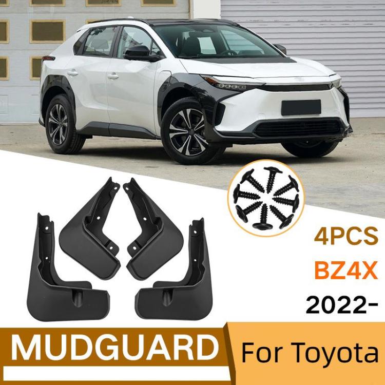 For 2022 Toyota BZ4X Car Tire Soft Rubber Mudguard(Black) - Wheels Tires & Parts by PMc TechLife | Online Shopping South Africa | PMc TechLife | Buy Now Pay Later Mobicred
