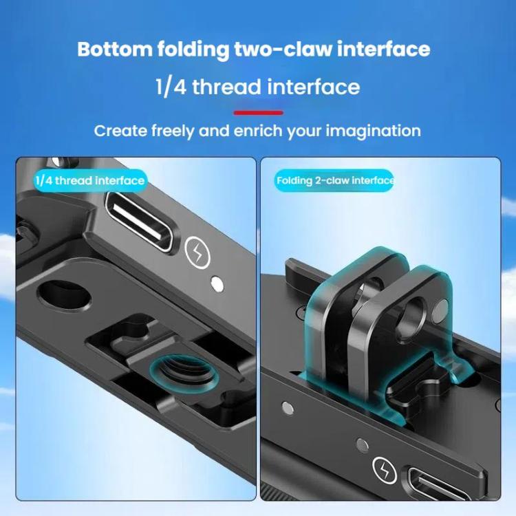 For Insta360 GO 3 / 3S HEPAIL AC69 Aluminium Alloy Quick-Release Charging Base - free shipping - PMC TechLife - Order now!