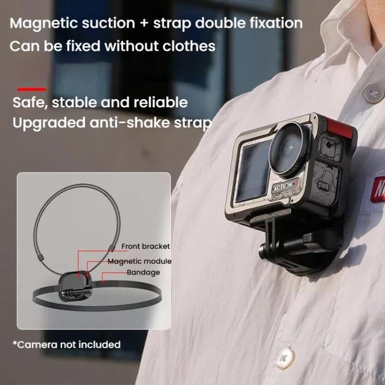 HEPAIL AC76 Action Camera Mobile Phone Magnetic Neck Strap Mount - free shipping - PMC TechLife - Order now!