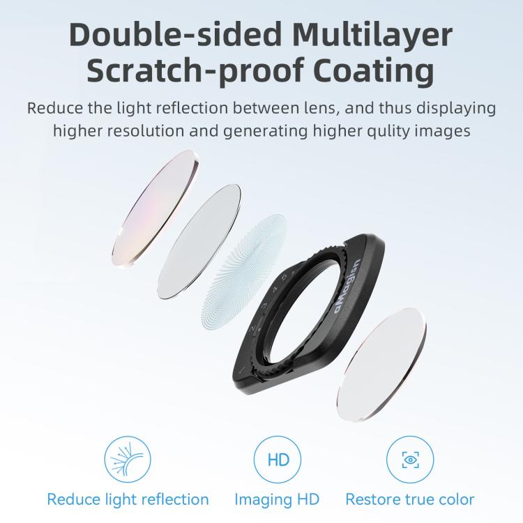 For DJI Osmo Pocket 3 aMagisn Adjustable Magnetic Filter Camera Lens Filters CPL - free shipping - PMC TechLife - Order now!