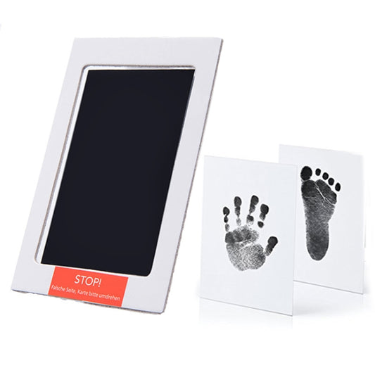 Non-Toxic Baby Handprint Footprint Imprint Souvenirs Infant Clay Toy Gifts(Black) - Baby Souvenirs by PMC Jewellery | Online Shopping South Africa | PMC Jewellery