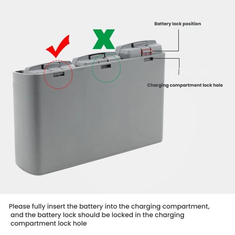 For DJI Mini 2 SE/Mini 2/Mini 4K YX 3-way Battery Charging Hub With Color Screen(Gray) - free shipping - PMC TechLife - Order now!