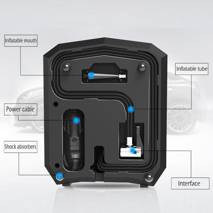 DC 12V 120W 150 PSI Car Air Compressor Inflatable Air Pump with Digital Display Auto Shut Off Gauge - Inflatable Pump by PMC Jewellery | Online Shopping South Africa | PMC Jewellery